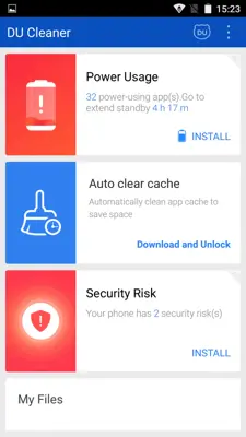 DU Cleaner android App screenshot 1